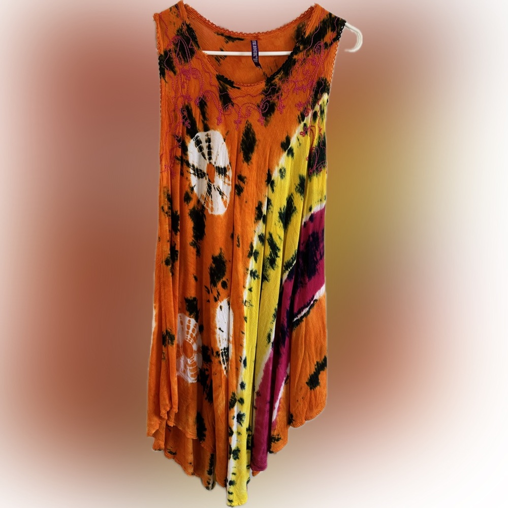 Tie-Dye Sand Dollar Dress -True Rock